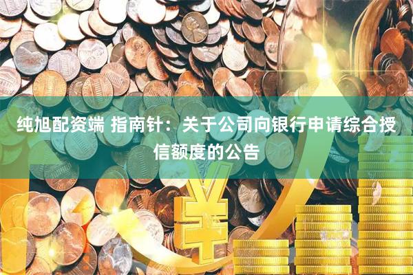 纯旭配资端 指南针：关于公司向银行申请综合授信额度的公告